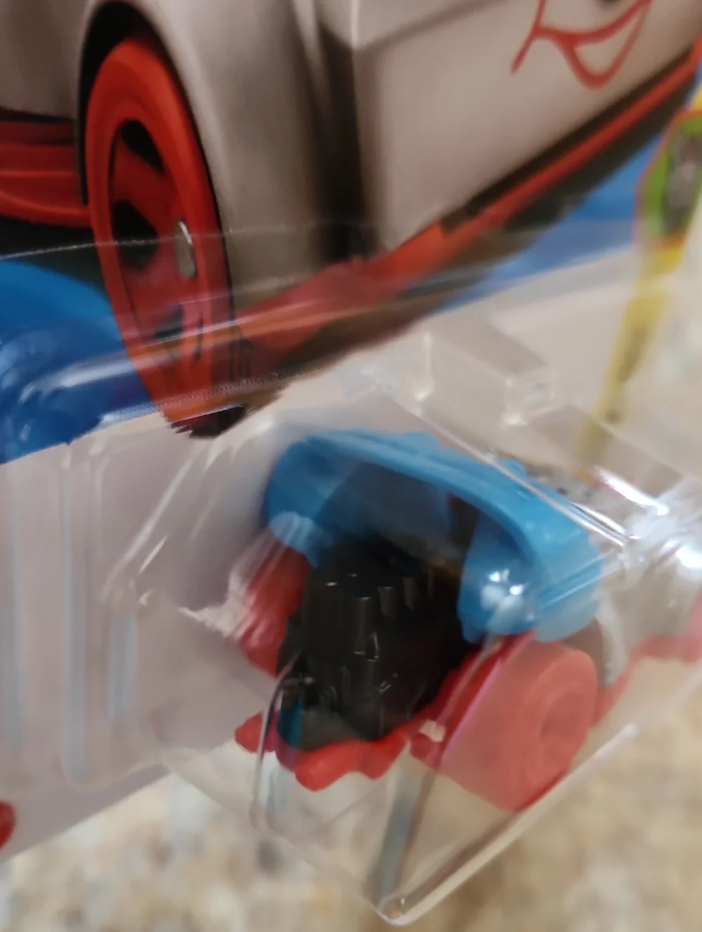 Quick Chat Kids Toy Car - White with Blue and Red Accents